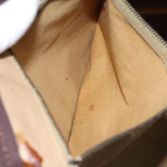 Christian Dior Trotter Canvas Boston Bag Brown Auth EC203 - Picture 14 of 16